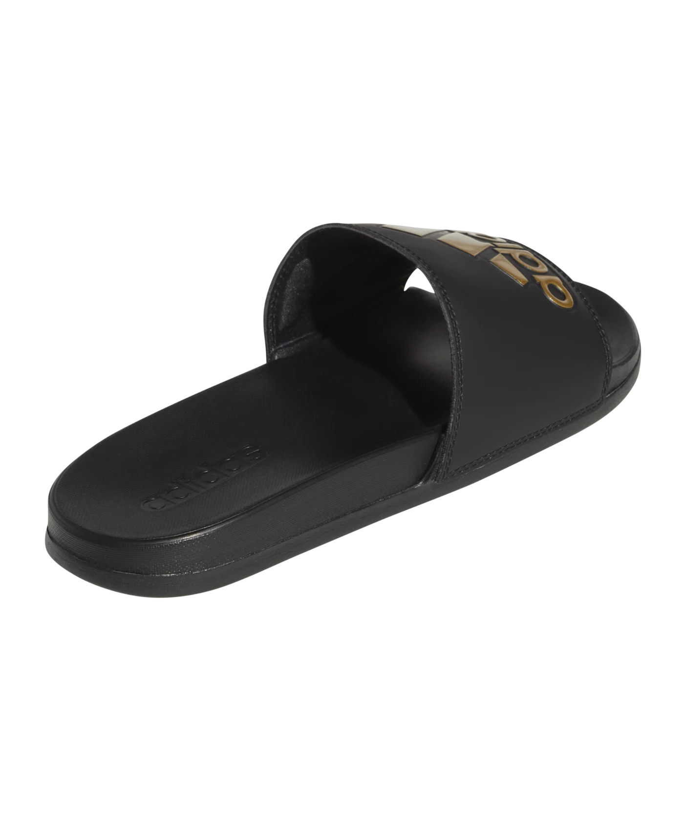 adidas Adilette Comfort Badelatsche Schwarz Gold
