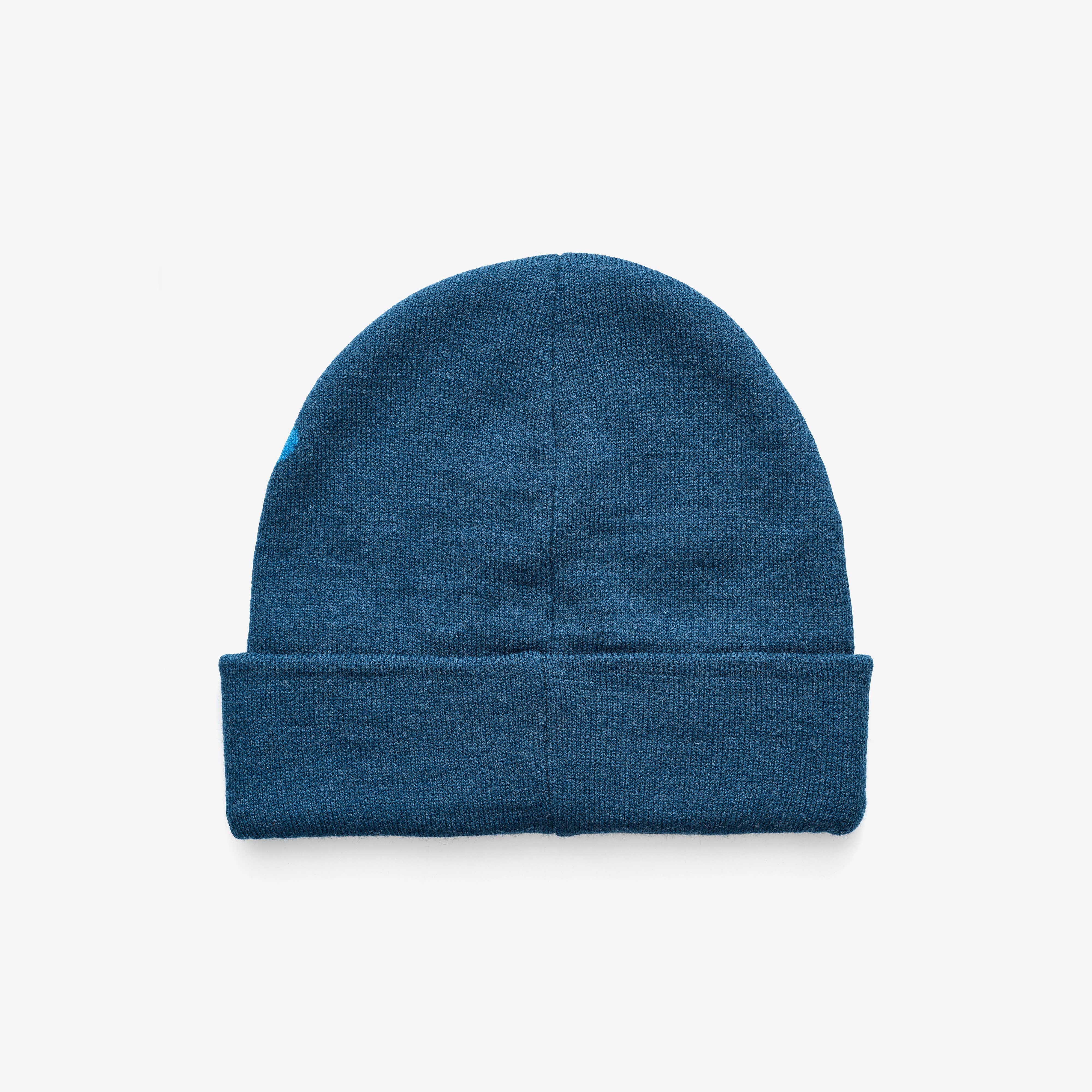 RVRC Graphic Wool Beanie  Blue Opal