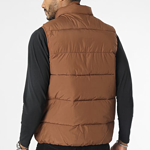 Doudoune Sans Manches Marron