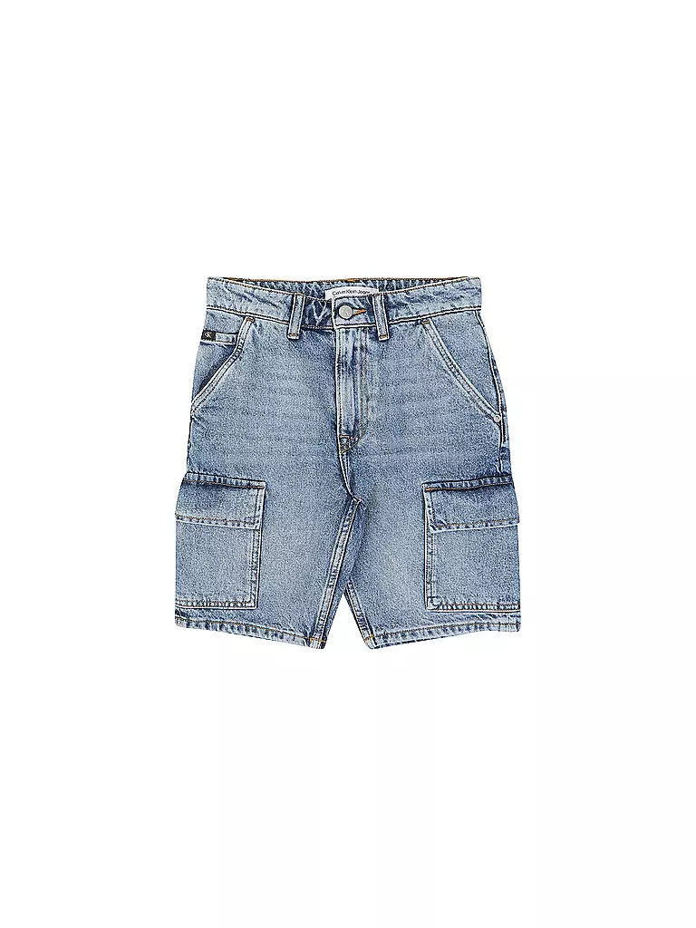 CALVIN KLEIN JEANS Jungen Jeansshorts hellblau