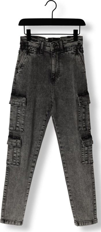 Frankie & Liberty Meisjes broek - Bird Cargo - Dark Grey Denim