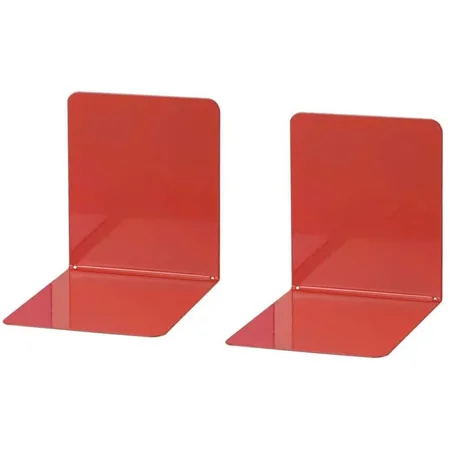 WEDO® Buchstützen Metall, rot, 2 Stück
