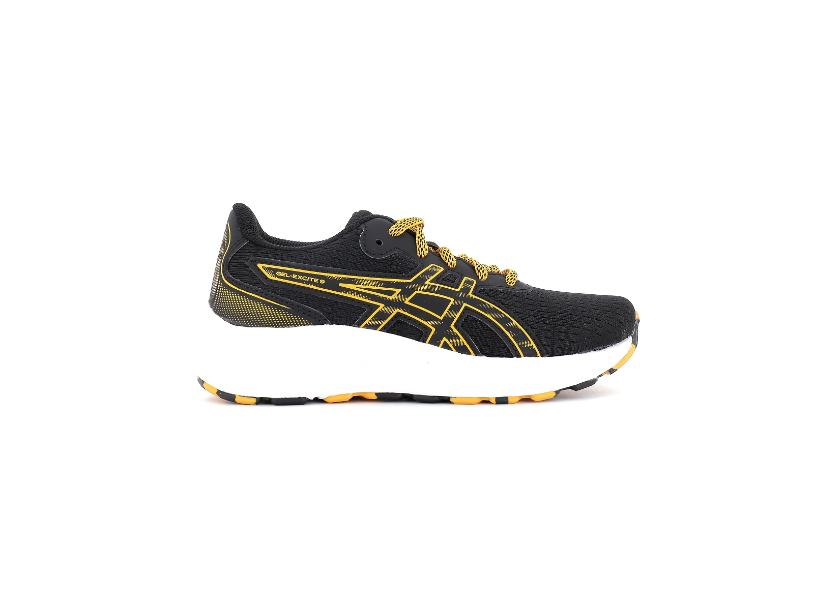 Asics-GEL EXCITE 9 GS Matières combinées Noir Orange