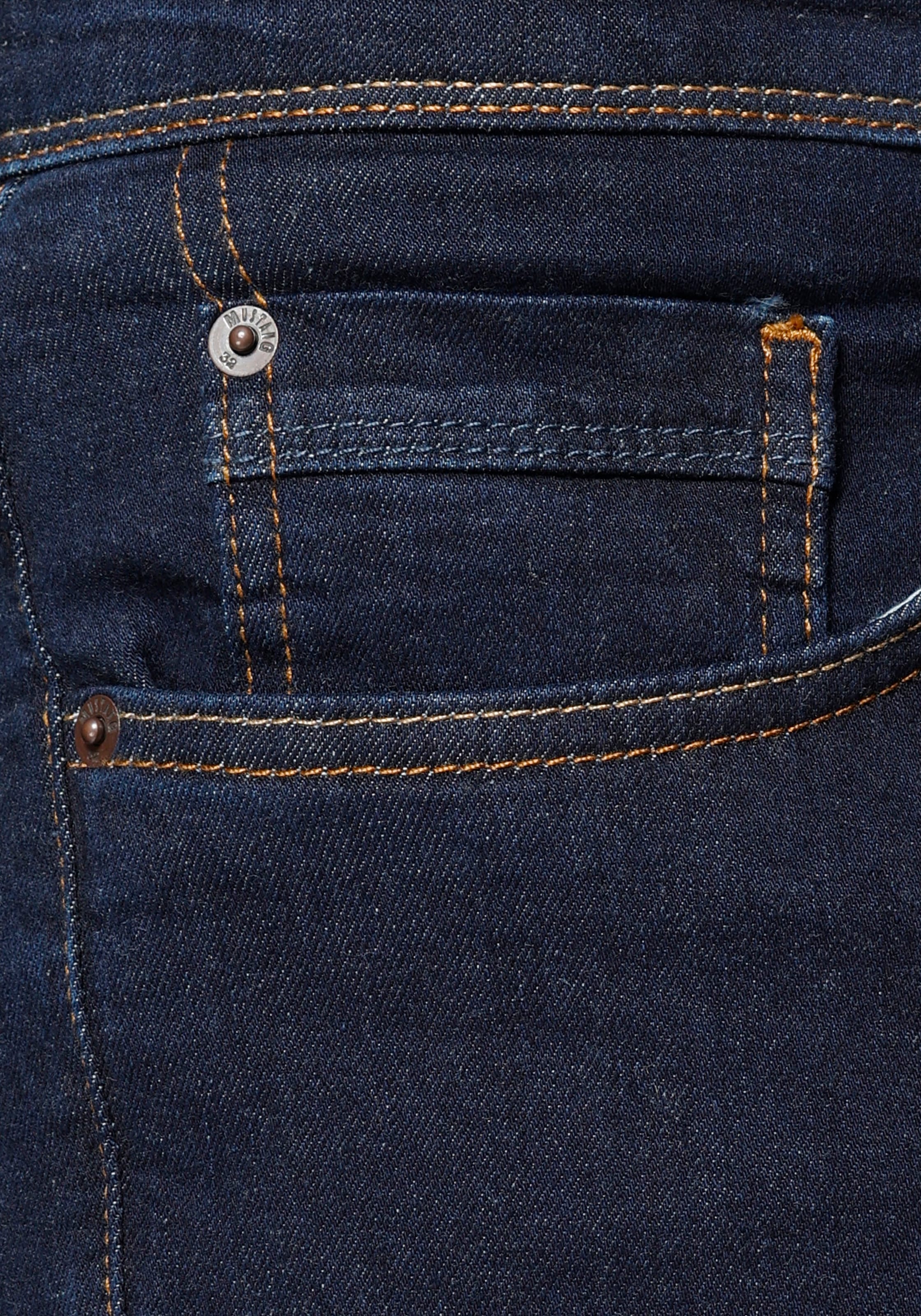 MUSTANG Straight-Jeans »Style Washington Straight«, mit Reissverschluss
