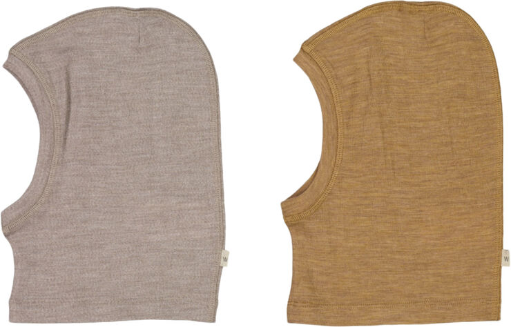 Wheat Sæt af 2 Uld Elefanthuer Kim Clay khaki