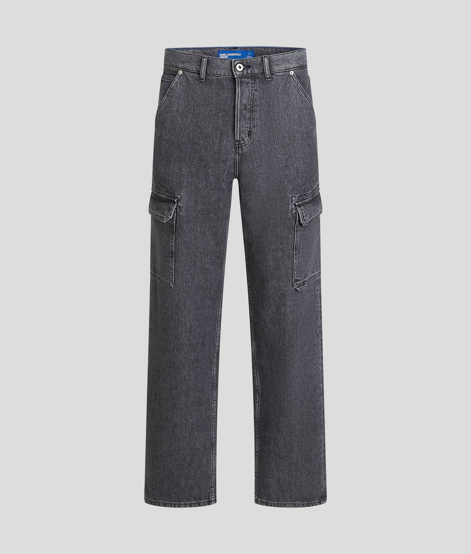 JEAN DÉCONTRACTÉ DE STYLE UTILITAIRE - Noir lavé