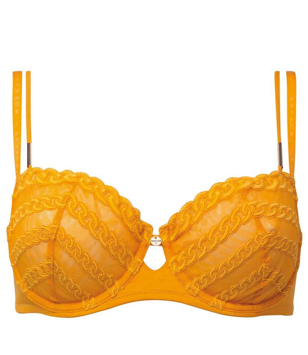 Soutien-gorge corbeille jaune Zelie