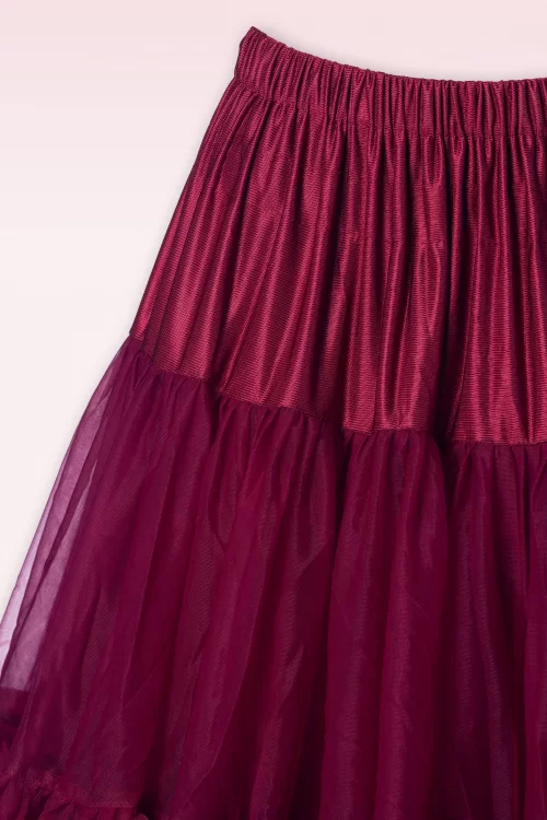 Banned Retro Lola Lifeforms petticoat in bordeaux
