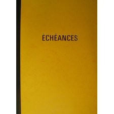 Registre standard elve piqué a4 210x297mm échéancier 100 pages
