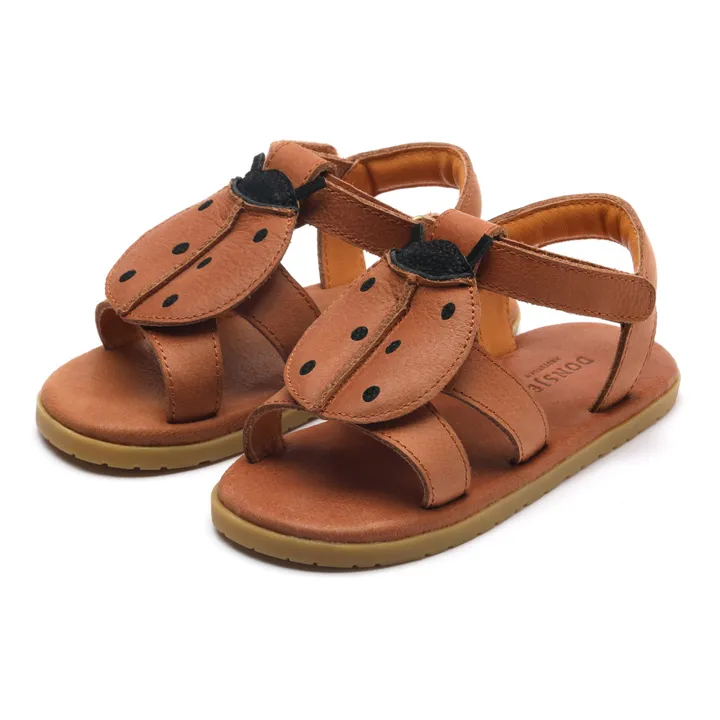 Donsje Sandales Iles Sky Coccinelle Cuir | Marron