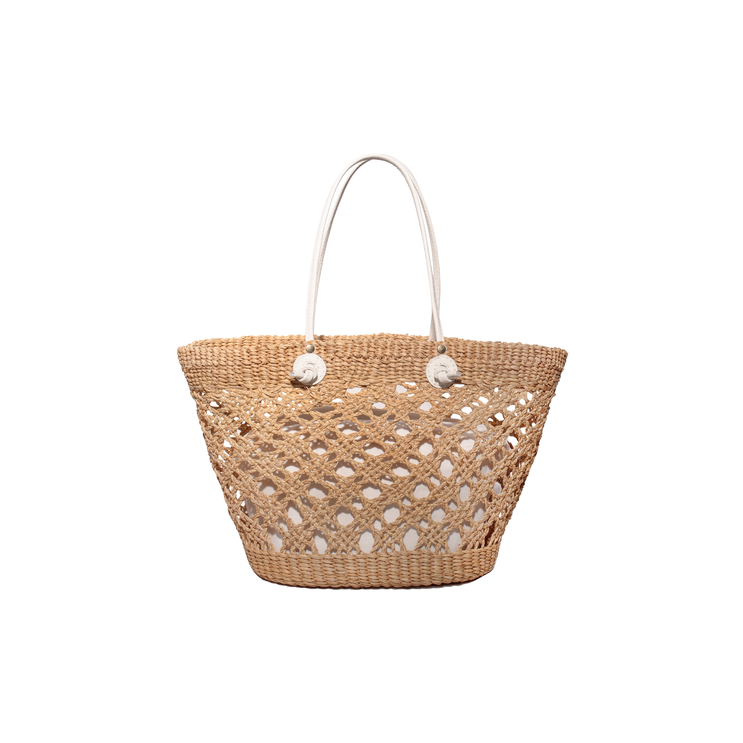 Panier de plage à tissage ouvert