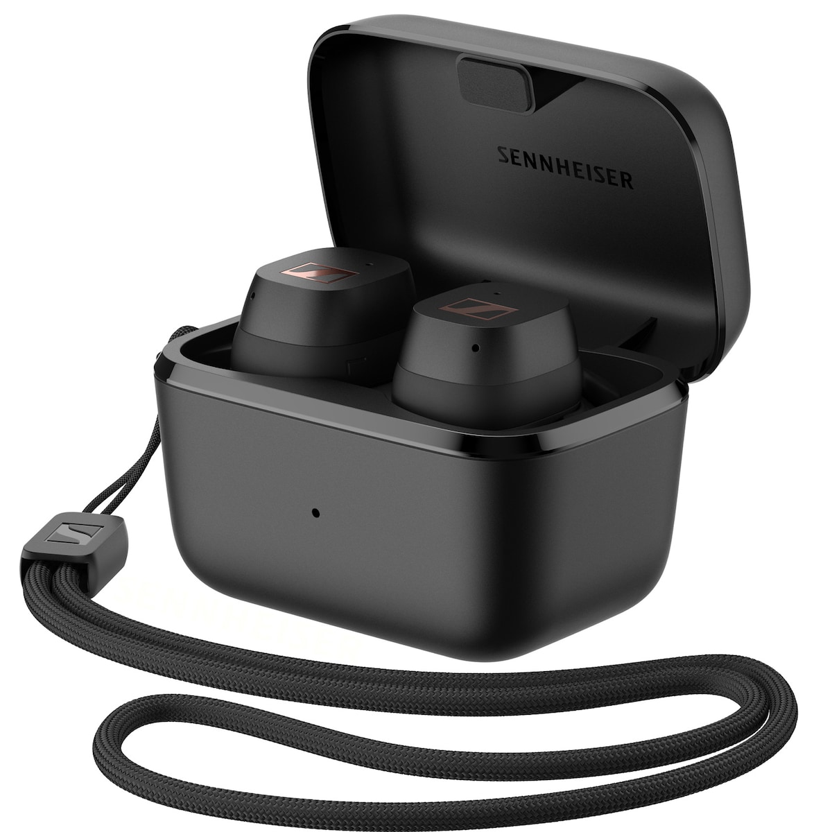 Sennheiser Sport helt trådløse in-ear hodetelefoner (sort)