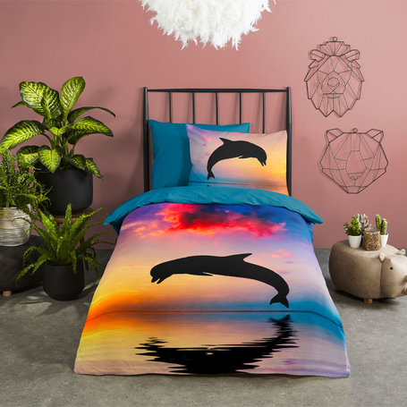 Dekbedovertrek Dolphin