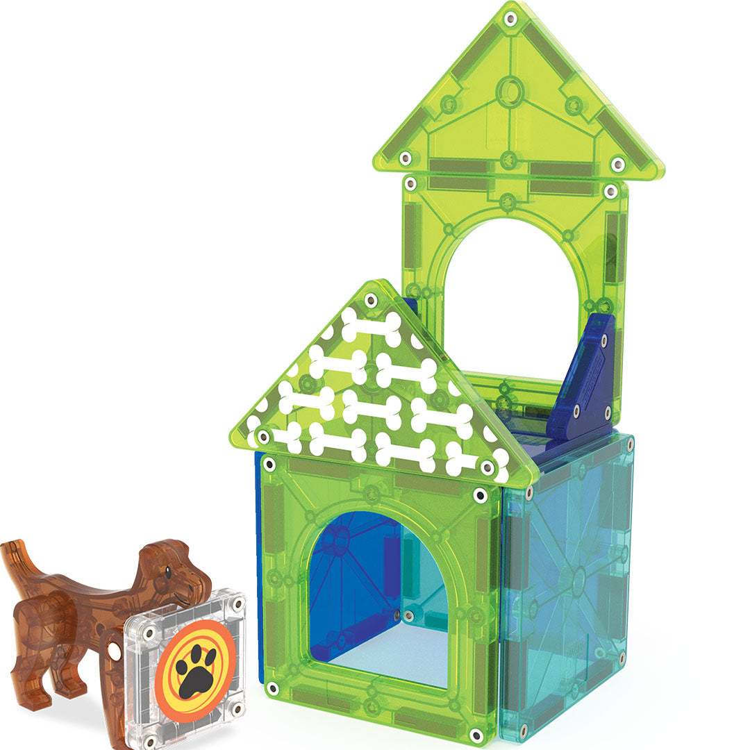 magna-tiles magnetische tegels dog house - 13st