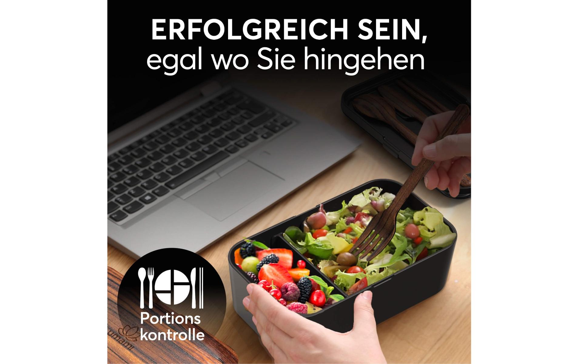 Lunchbox Nestable L Wenge BlackPraktische und nachhaltige Lunchbox