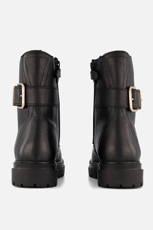Mexx Zoe Zara Veterboots zwart Leer