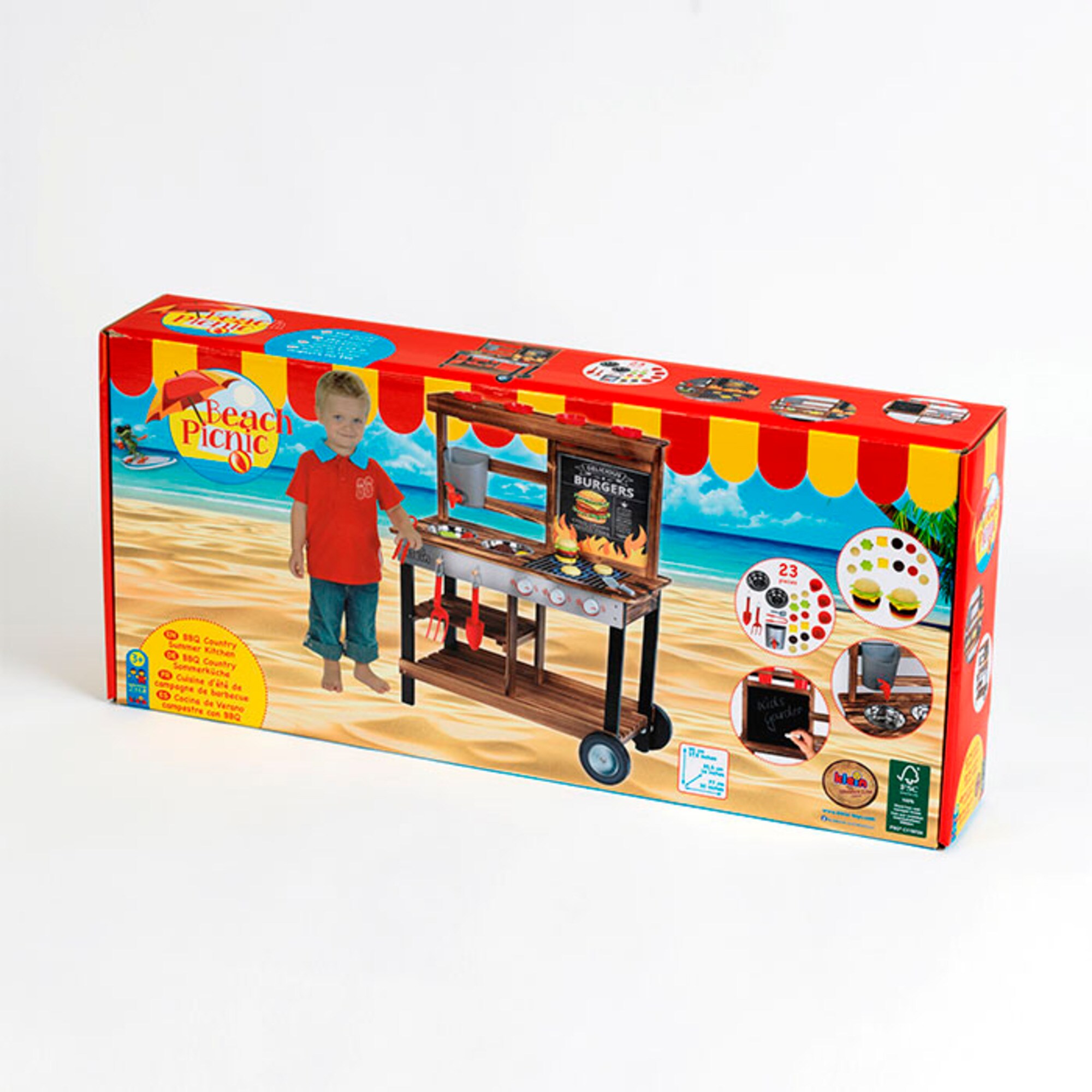 Theo Klein Spielküche Beach Picnic BBQ Country Sommer Küche