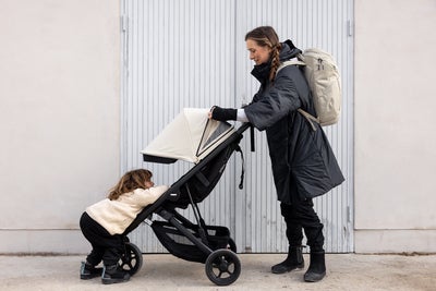 Thule Spring Sportsvogn, Soft Beige on Black