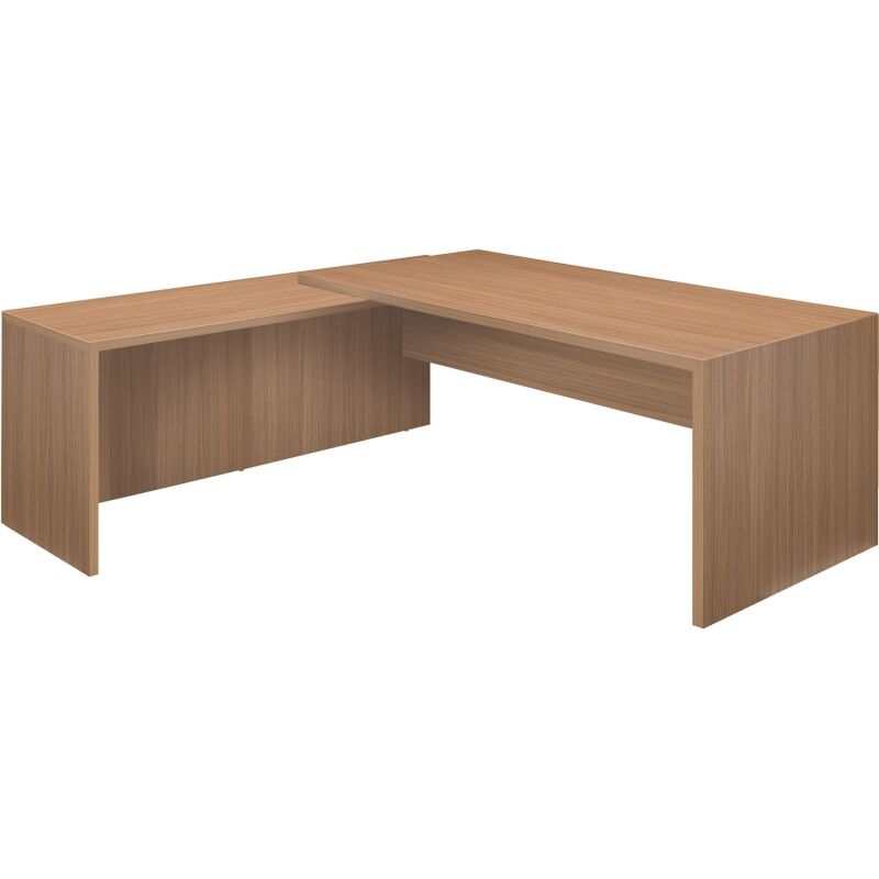 Bureau Direction avec retour piètement bois Essenzza