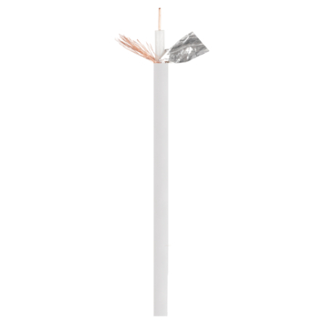 Q-Link coax kabel RG59 25 meter wit
