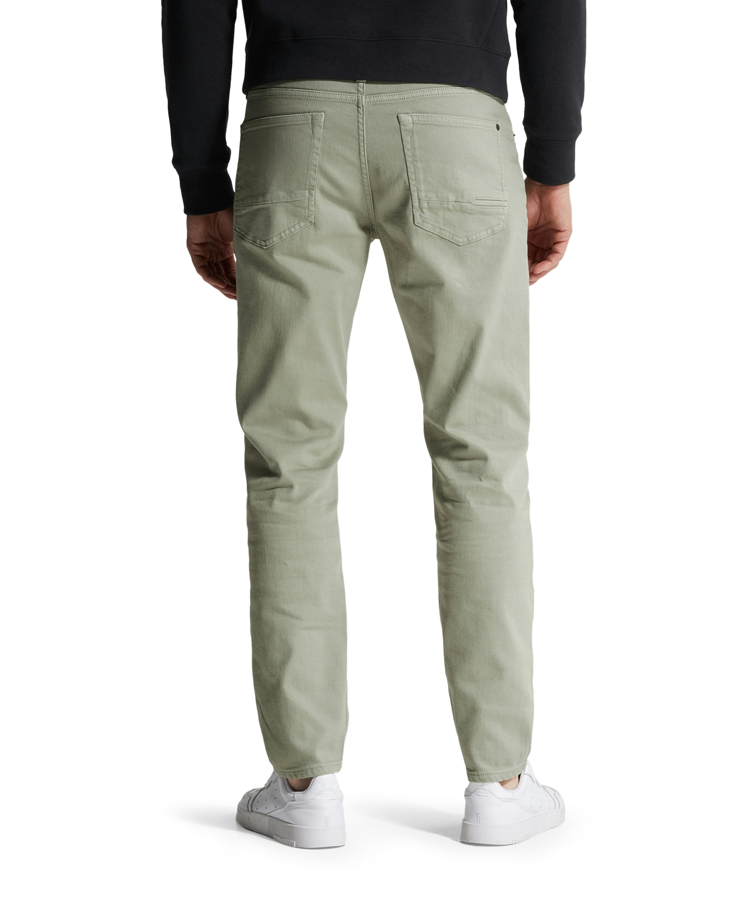Cast Iron VALVER REGULAR SLUB STRETCH heren jeans groen