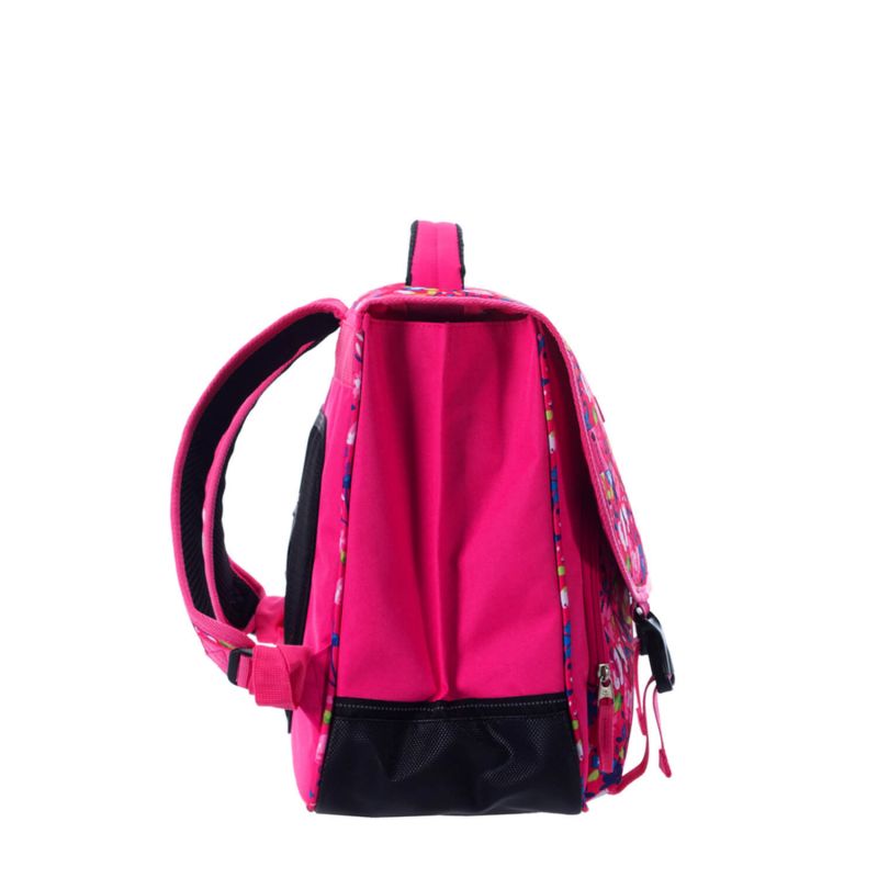 Cartable scolaire Romantique 41 cm Fleurs de printemps Fucshia
