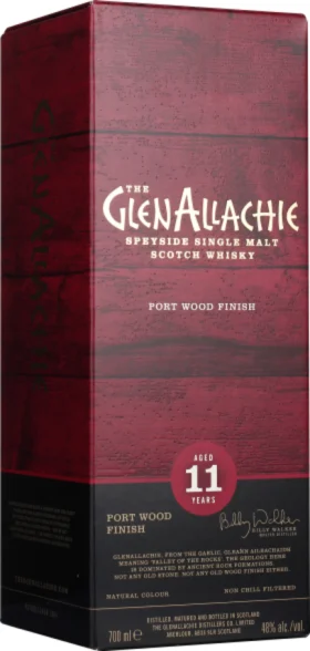 GLENALLACHIE 11 YEARS PORT WOOD FINISH 70CL