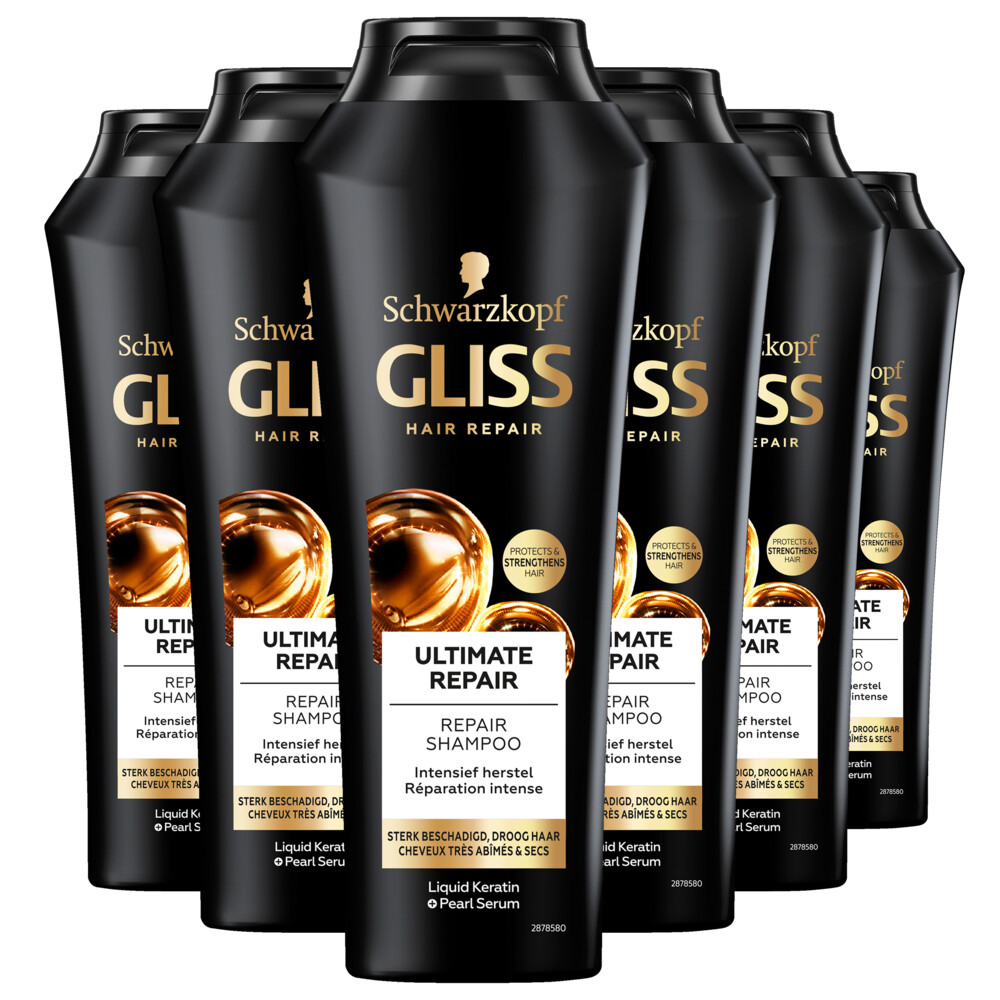6x Gliss Shampoo Ultimate Repair250 ml