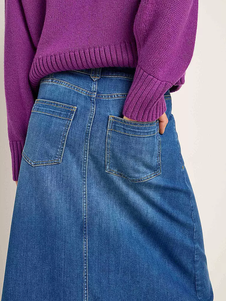 LANIUS Jeansrock blau