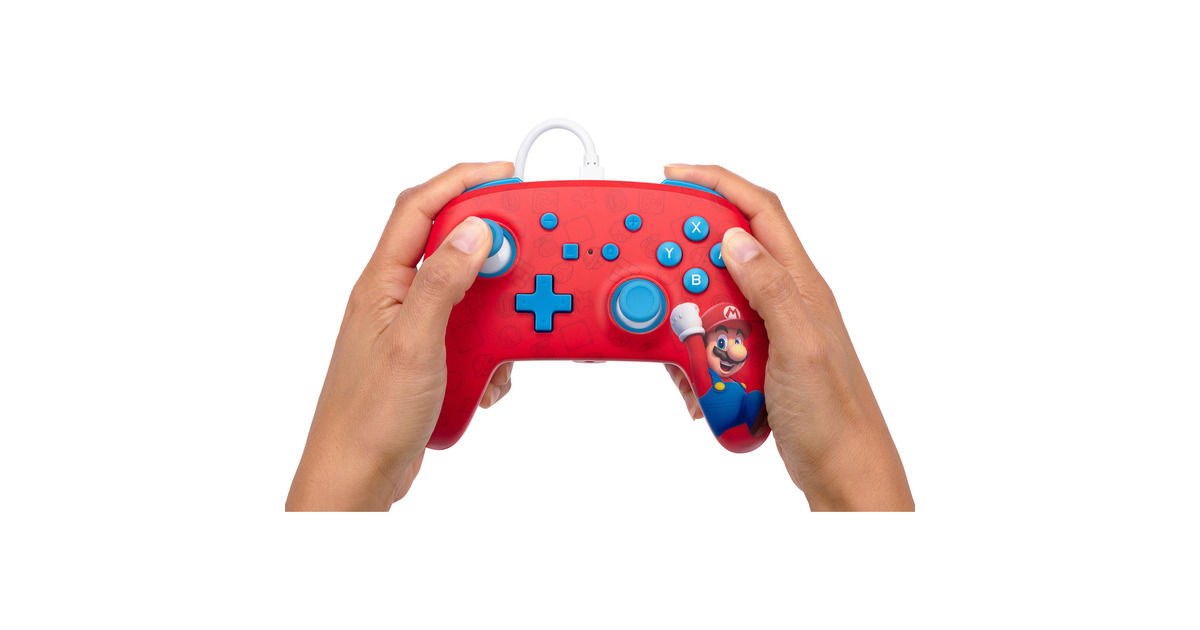 PowerASwitch Wired Controller Woo Mario  (Rood)