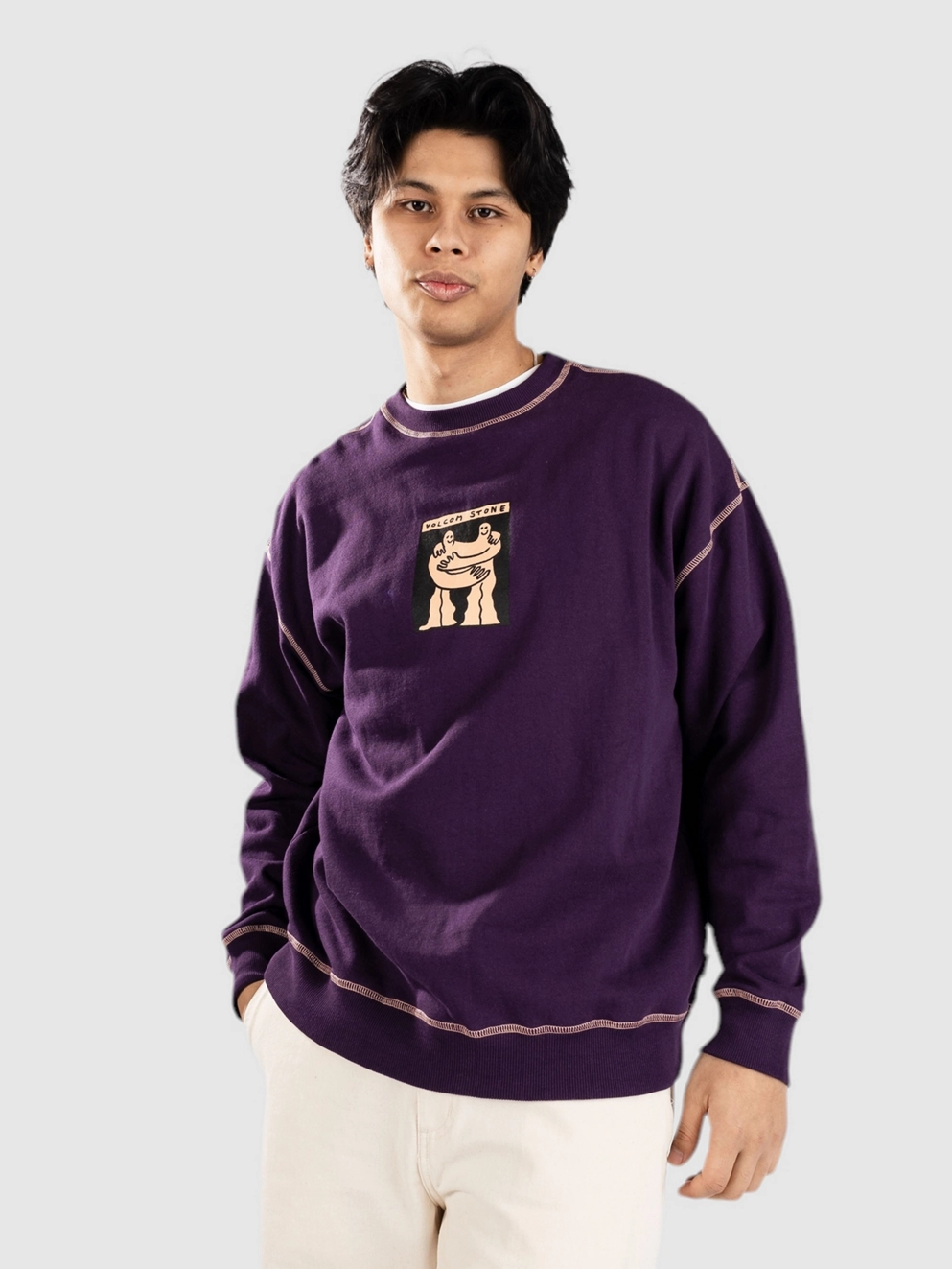 Volcom Podcol Sweater grape royale