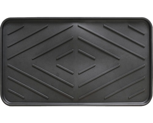 Schoenopvangbak zwart 64x36 cm