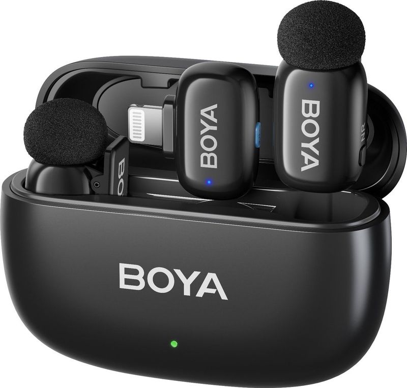 Boya - mini-15 Draadloze Microfoon - Zwart - Voor iPhone & iPad