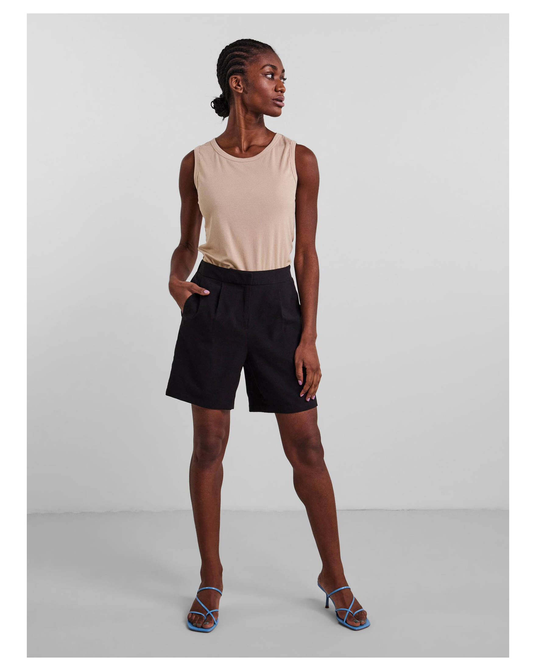 YAS| Damen Shorts YASHELEN MW LONG SHORTS S.