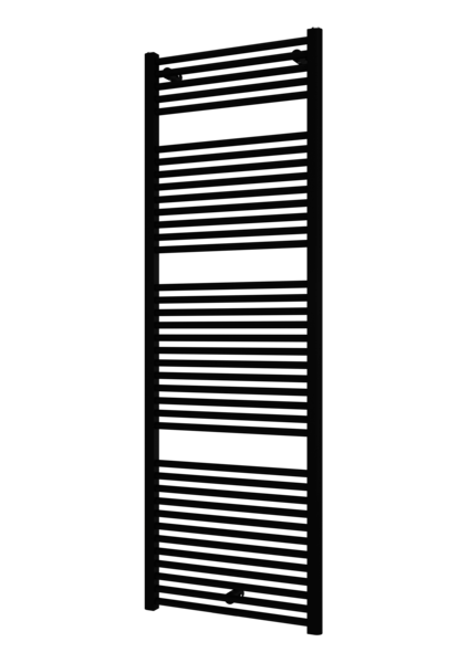 Plieger Palermo NXT designradiator 60x177.5cm 1019W zwart glans