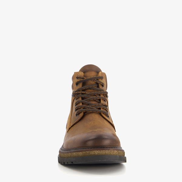 Van Beers leren heren veterboots bruin