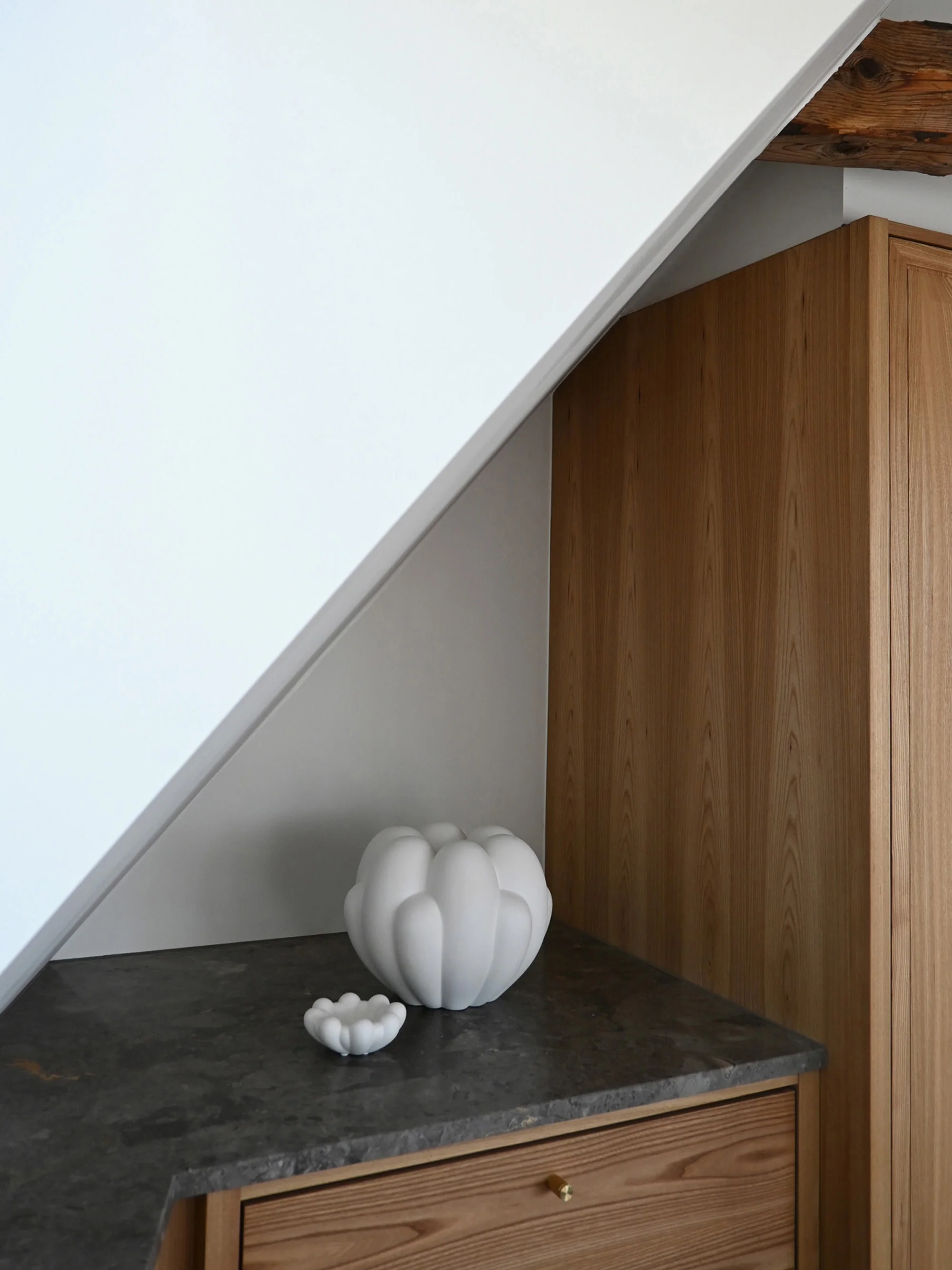 Handgemaakt decoratief dienblad Bloom, Ø 16 cm