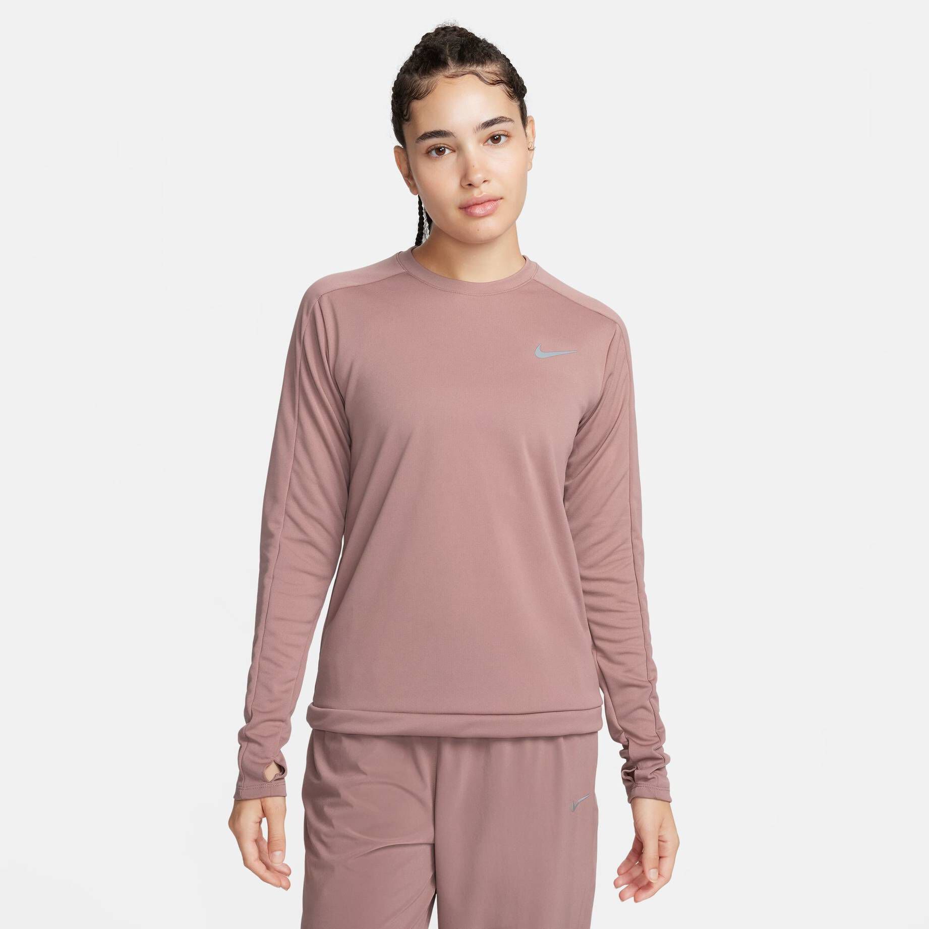 Nike| Damen Laufshirt DRI-FIT PACER CREW
