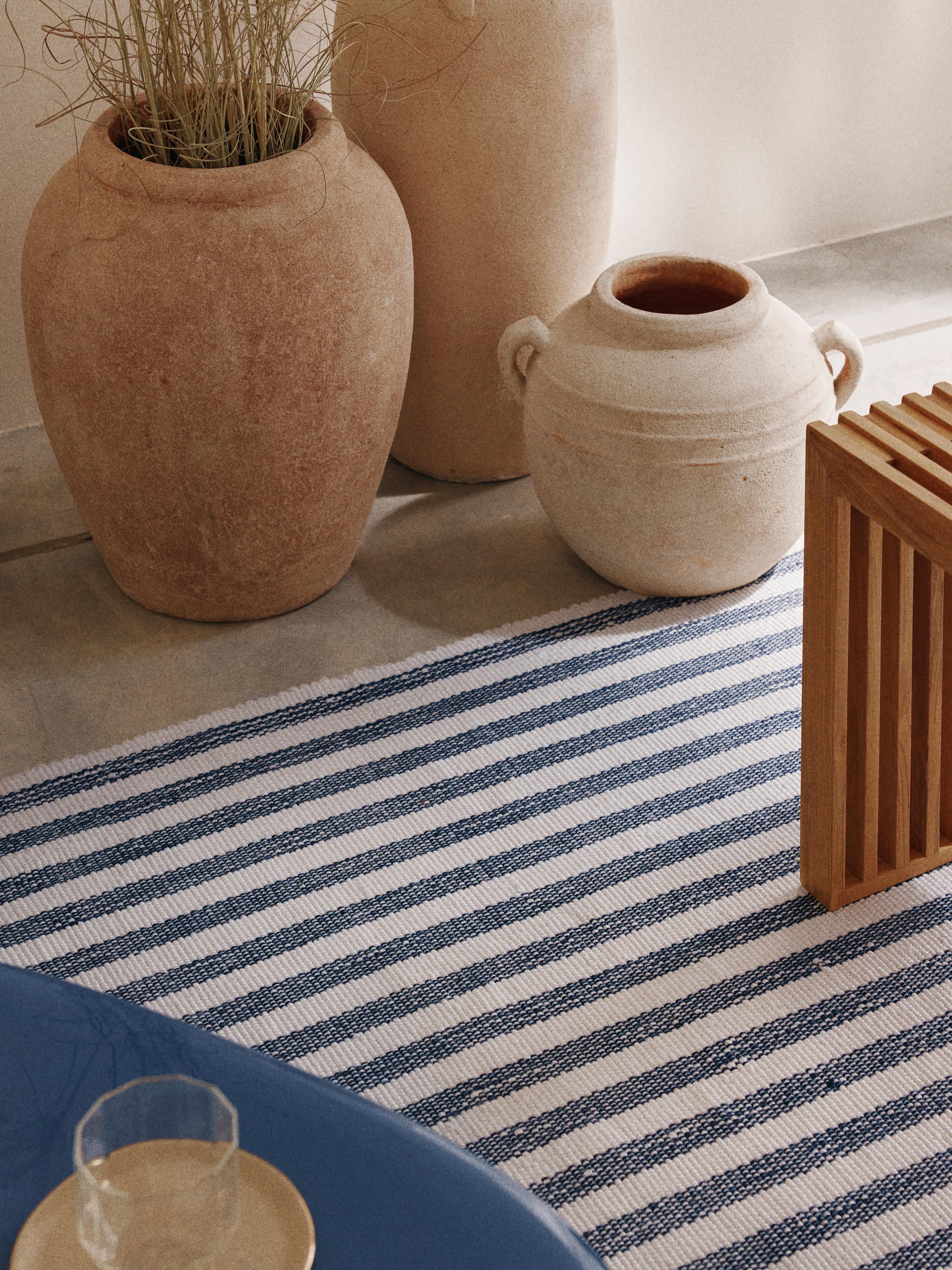 Handgeweven in- & outdoor vloerkleed Lyla