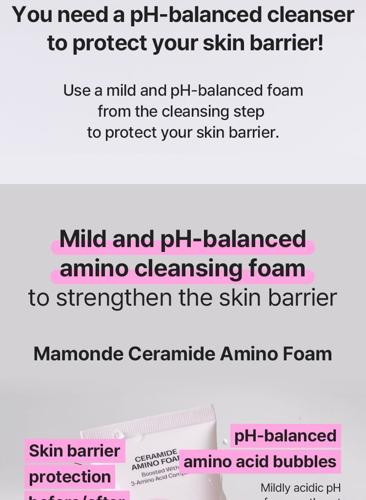 MAMONDE - Ceramide Amino Foam