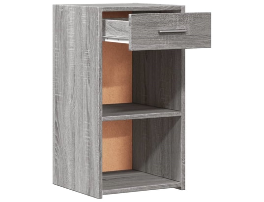 VIDAXL - Table de chevet sonoma gris 35x34x65 cm bois d'ingénierie