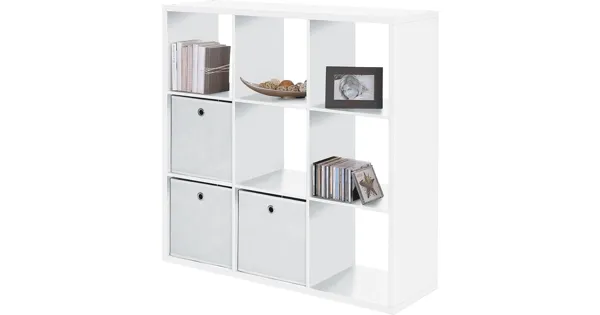 Regal Max Dekor 107 x 107 x 33 cm weiss