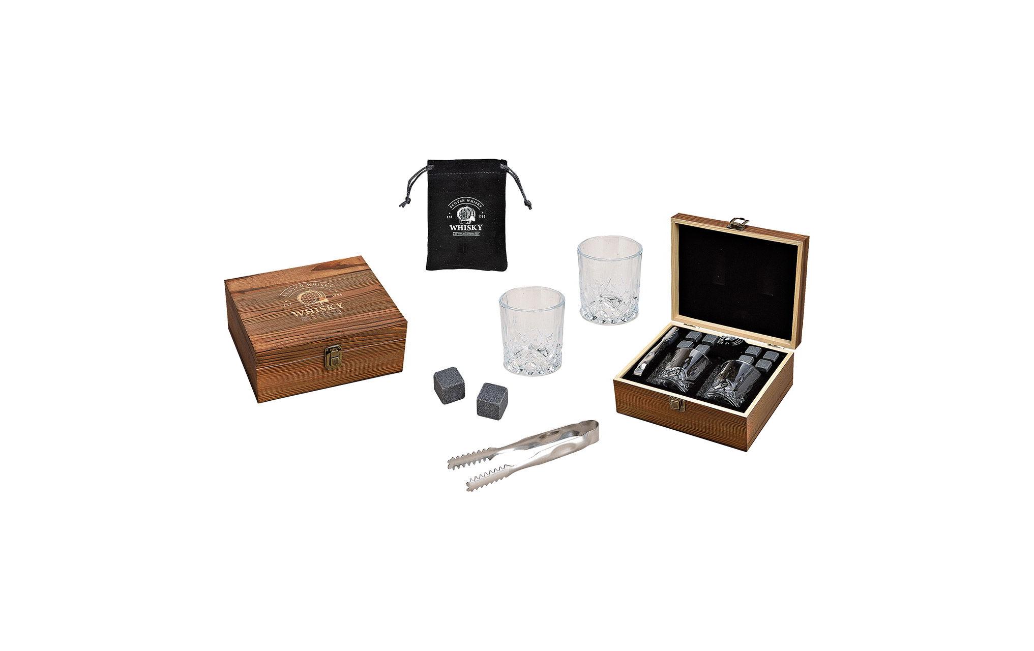 Whisky-Set Whisky-Set 13-teilig, 300 ml, BraunWhisky-Geschenkset