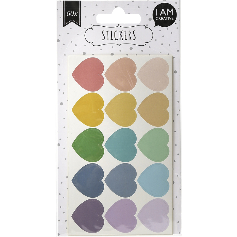 I AM CREATIVE Stickers, Herz