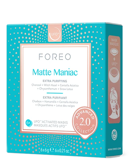 FOREO - Matte Maniac 2.0 UFO™ Mask - With Charcoal & Witch Hazel