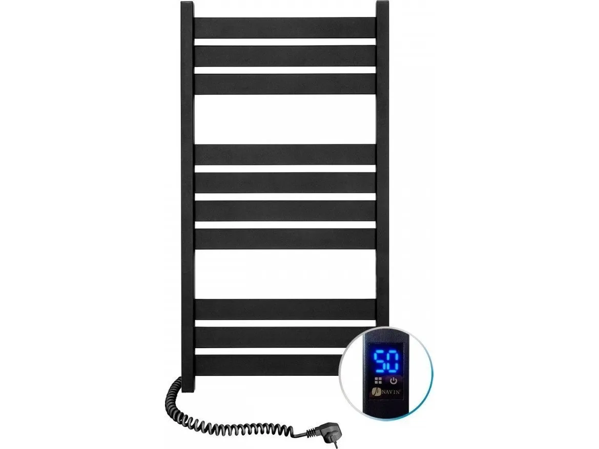 Grzejnik łazienkowy Navin Electric towel dryer Navin Largo 500*1000 Sensor left black, 12-244153-5010