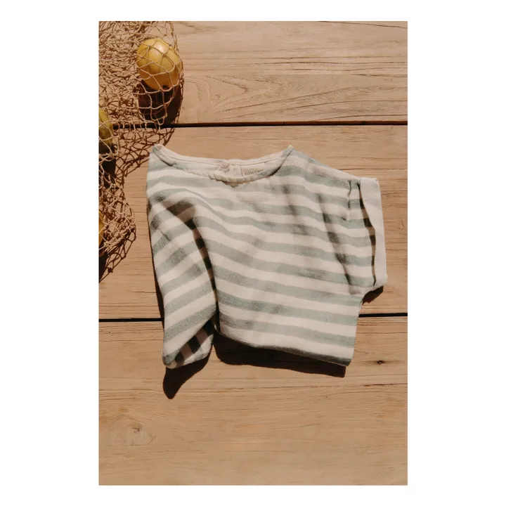 Studio Bohème Blouse Praslin Rayée | Vert