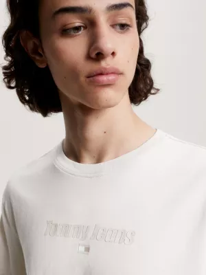 Camiseta clássica com logo tonal