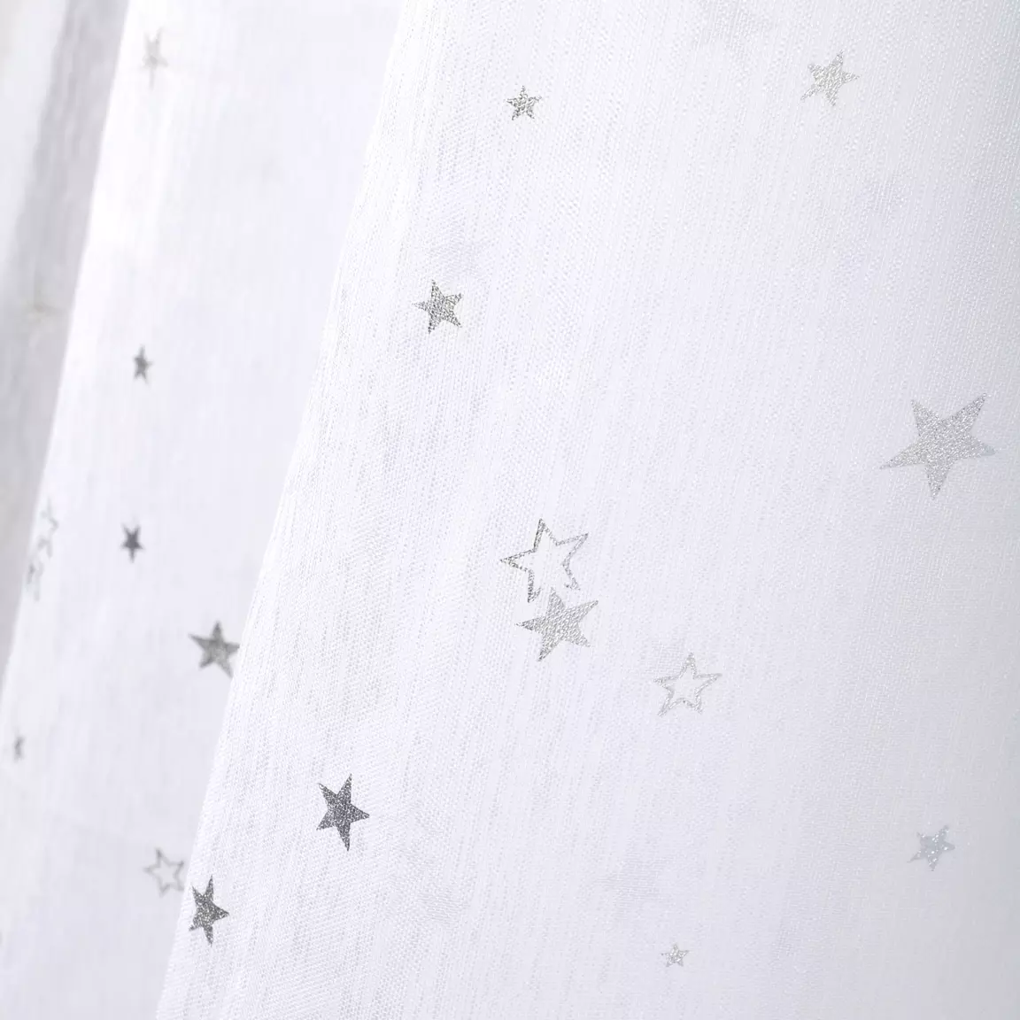 Voilage enfant (140 x 260 cm) Sterne Blanc