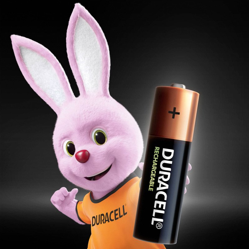 Duracell rechargeables - Pack de 4 accus AA/HR6 1,2 V